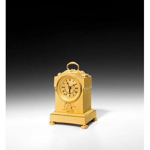 EMPIRE CARRIAGE CLOCK WITH ALARM
